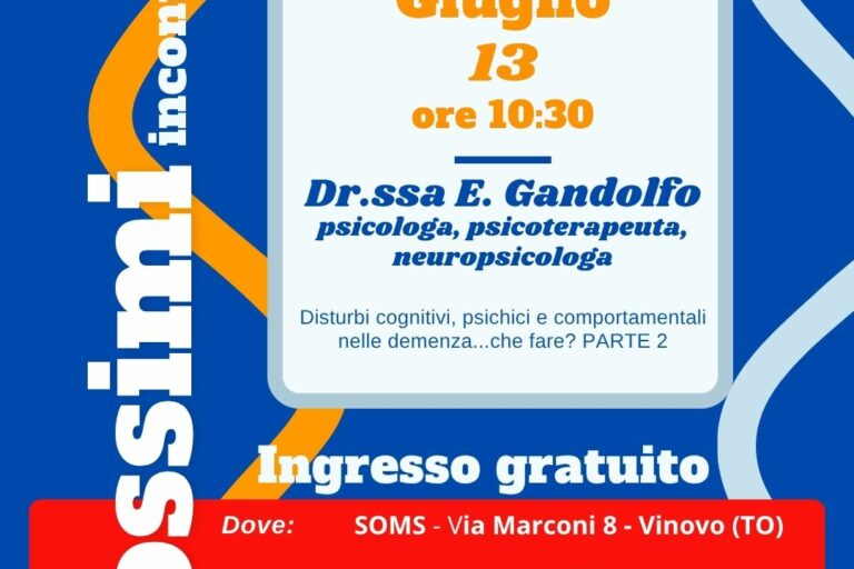 Caregiver 13 giugno