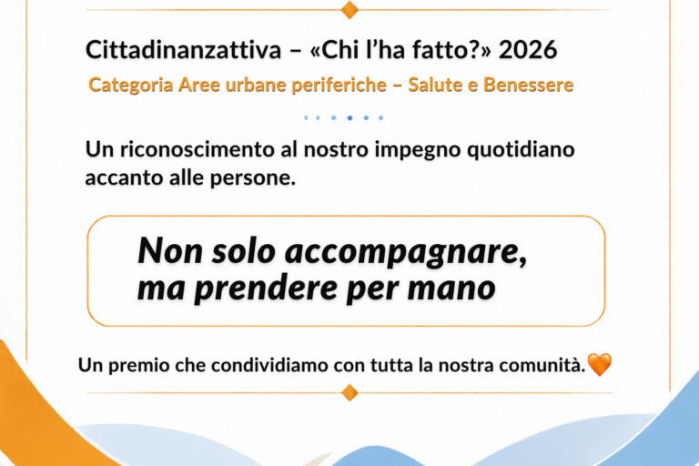 🏆 1° PREMIO PER SOMS VINOVO Cittadinanzattiva